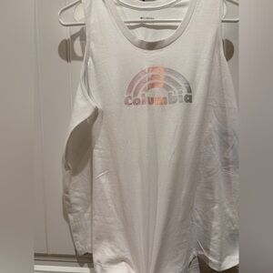 Columbia Women's White Tank Top-NWT